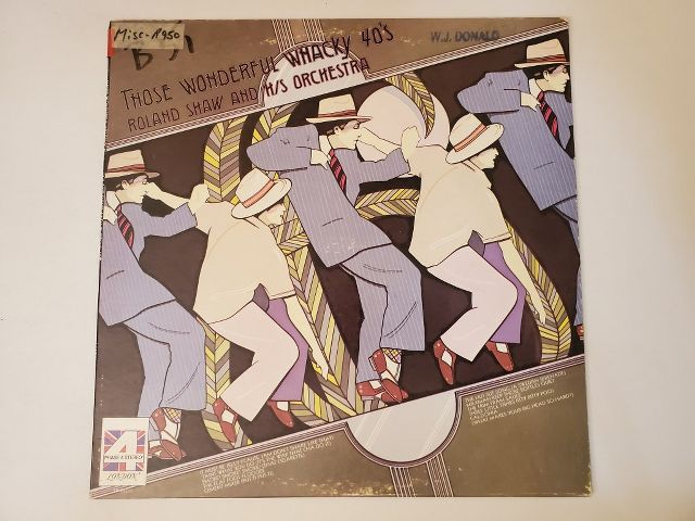 Roland Shaw and His Orchestra Those Wonderful Thackray 40's vinyl record