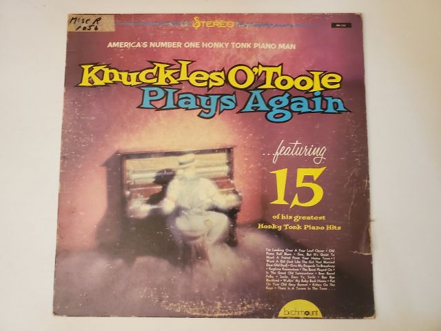 Knuckles O'Toole Plays Again vinyl record