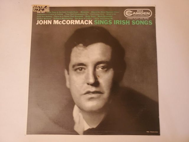John McCormack Sings Irish Songs vinyl record