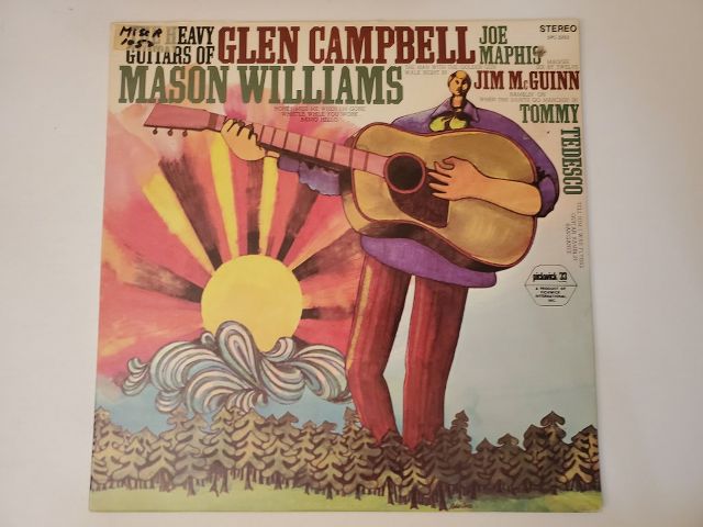 Glen Campbell and Various Artists The Heavy Guitars of Glen Campbell and Mason Williams vinyl record