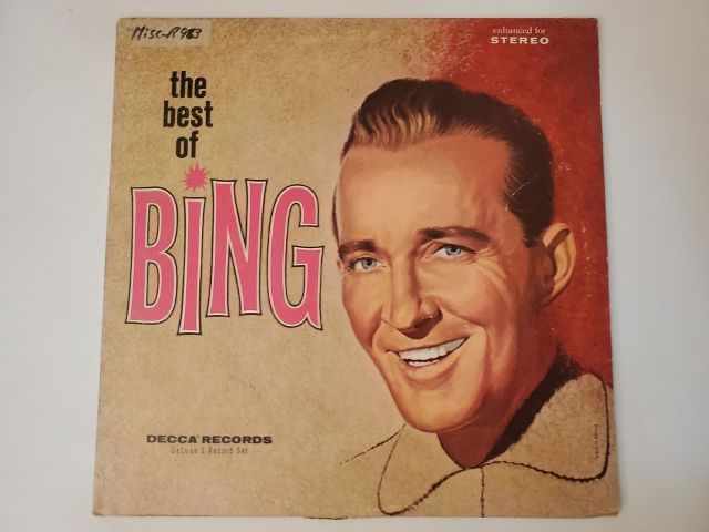 Bing Crosby The Best Of Bing vinyl record