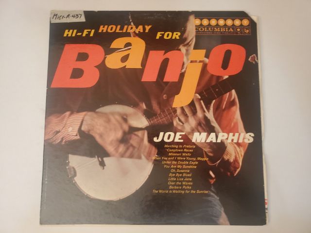 Joe Maphis Holiday for Banjo vinyl record