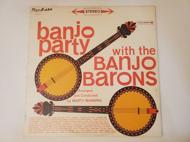 The Banjo Barons Banjo Party vinyl record