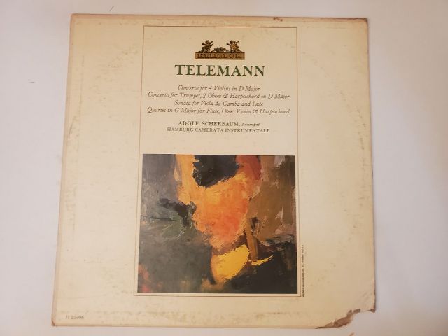 Georg Philipp Telemann Telemann - Concertos and Chamber Works vinyl record