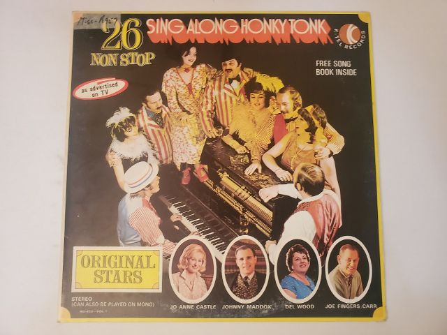 Various Artists Sing Along Honky Tonk vinyl record