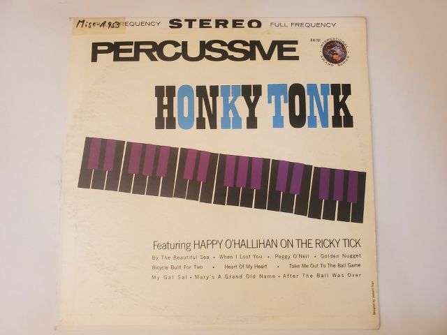 Unknown Percussive Honky Tonk vinyl record
