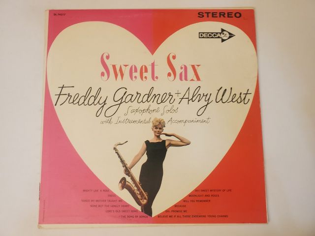 Freddy Gardner & Alvy West Sweet Sax vinyl record