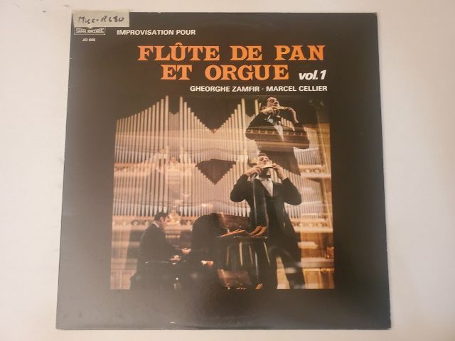 Gheorghe Zamfir, Marcel Cellier Improvisation pour Fl?te de Pan et Orgue Vol. 1 vinyl record