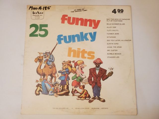 Various Artists 25 Funny Funky Hits vinyl record