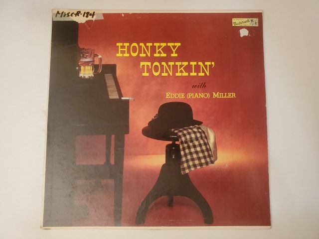 Eddie (Piano) Miller Honky Tonkin' vinyl record