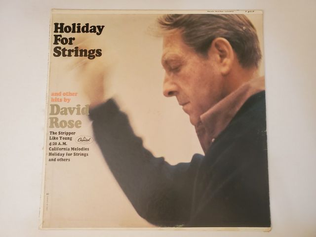 David Rose Holiday for Strings vinyl record