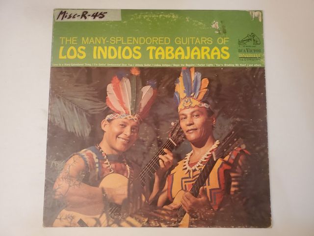 Los Indios Tabajaras The Many-Splendored Guitars of Los Indios Tabajaras vinyl record