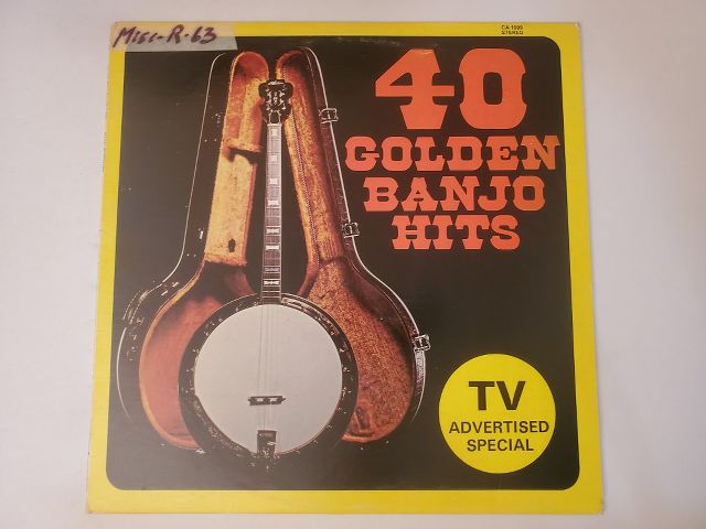 Unknown 40 Golden Banjo Hits vinyl record