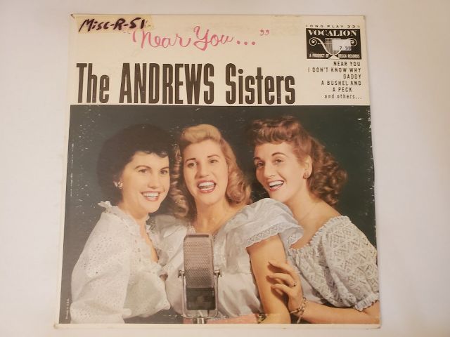 The Andrews Sisters Near You vinyl record