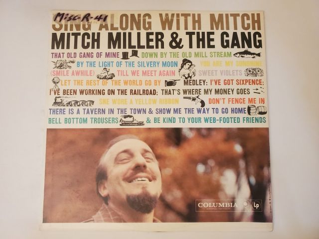 Mitch Miller & The Gang Sing Along with Mitch vinyl record