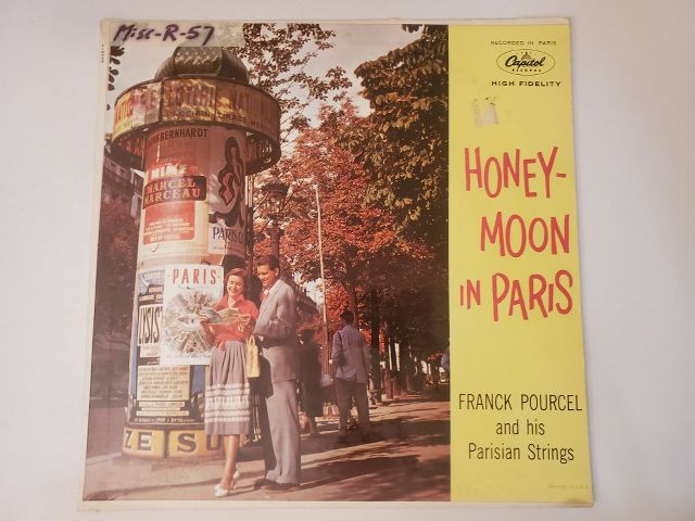 Franck Pourcel and his Parisian Strings Honeymoon in Paris vinyl record