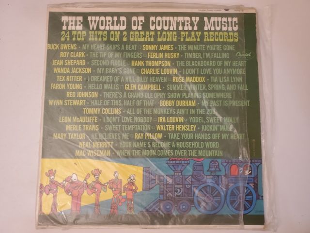 Various Artists The World of Country Music vinyl record
