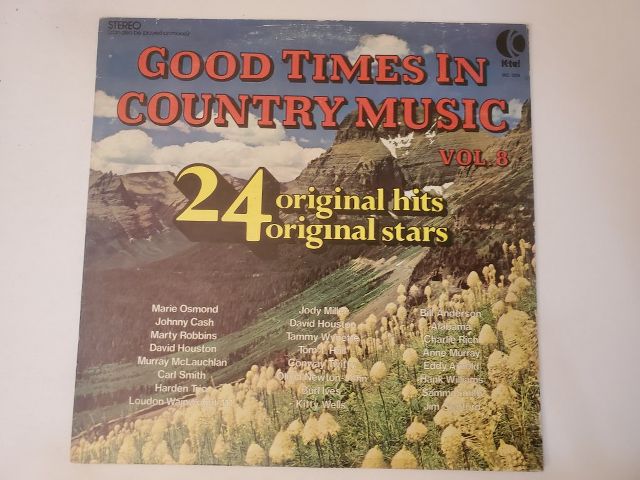 Various Artists Good Times in Country Music Vol. 8 vinyl record