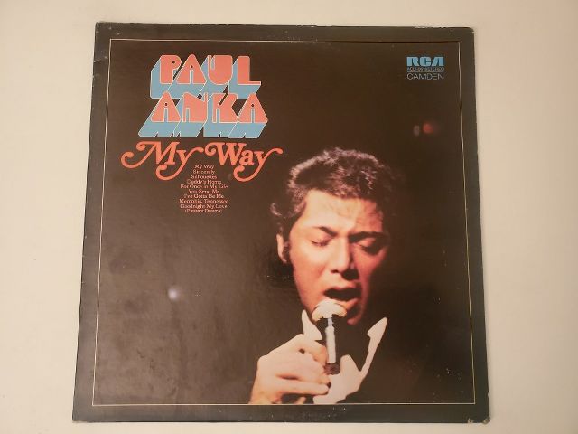 Paul Anka My Way vinyl record