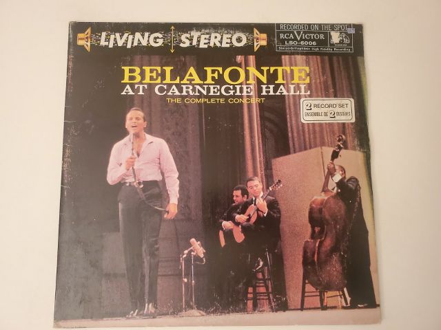 Harry Belafonte Belafonte at Carnegie Hall vinyl record