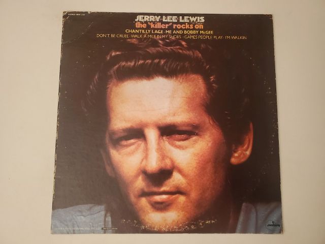 Jerry Lee Lewis The 'Killer' Rocks On vinyl record