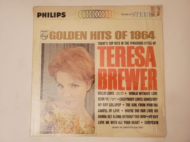 Teresa Brewer Golden Hits of 1964 vinyl record