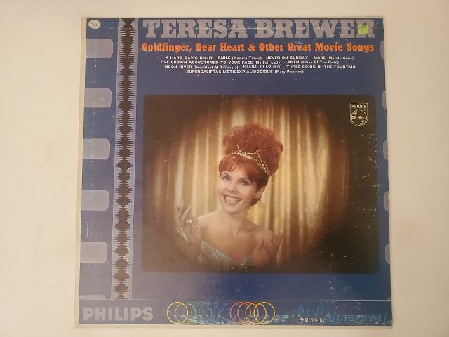 Teresa Brewer Goldfinger, Dear Heart & Other Great Movie Songs vinyl record