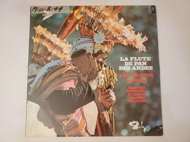 Los Chacos La Flute de Pan Des Andes: Volume 2 vinyl record