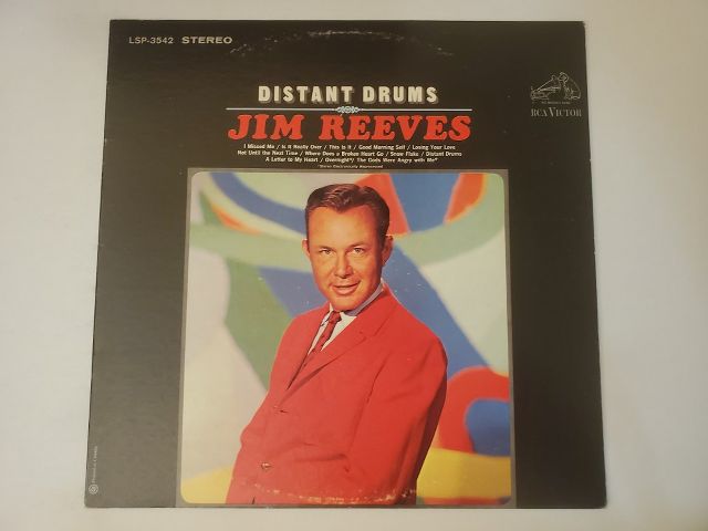 Jim Reeves Distant Drums vinyl record