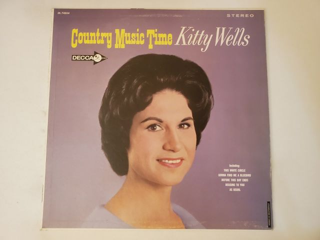 Kitty Wells Country Music Time vinyl record