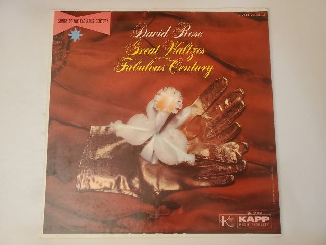 David Rose Great Waltzes of the Fabulous Century vinyl record