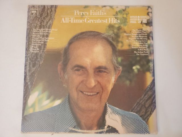 Percy Faith All-Time Greatest Hits vinyl record