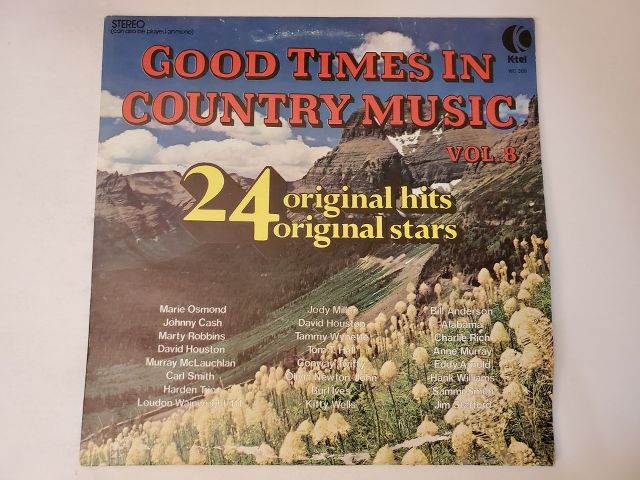 Various Artists Good Times in Country Music Vol. 8 vinyl record