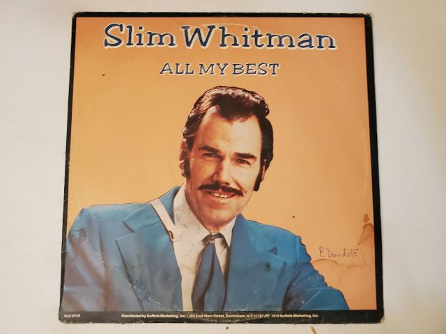 Slim Whitman All My Best vinyl record