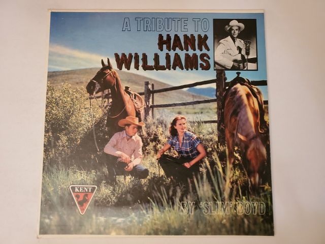 Slim Boyd A Tribute to Hank Williams vinyl record