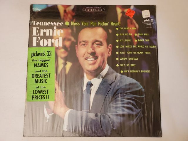 Tennessee Ernie Ford Bless Your Pea Pickin' Heart vinyl record