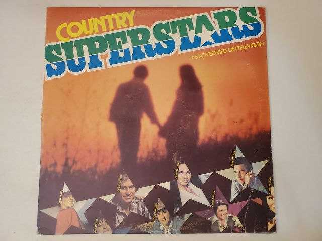 Various Artists Country Superstars vinyl record