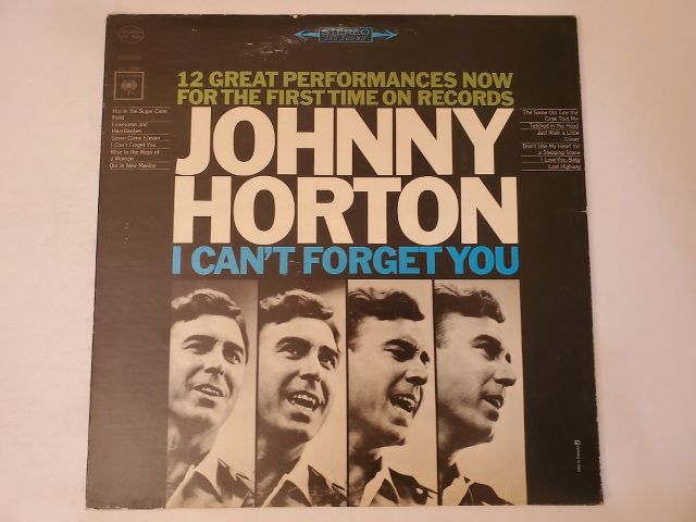 Johnny Horton I Can't Forget You vinyl record