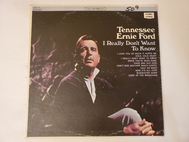Tennessee Ernie Ford I Really Don't Want To Know vinyl record