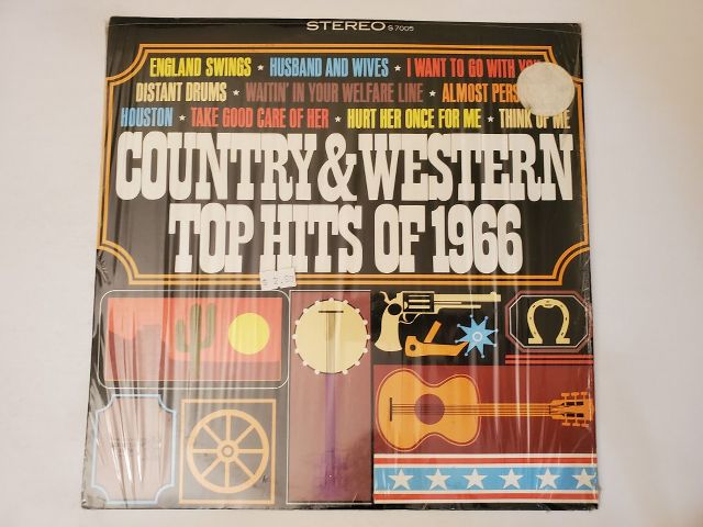Various Artists Country & Western Top Hits of 1966 vinyl record