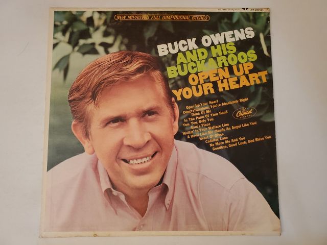 Buck Owens and His Buckaroos Open Up Your Heart vinyl record