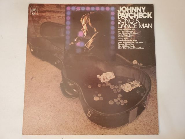 Johnny Paycheck Song & Dance Man vinyl record