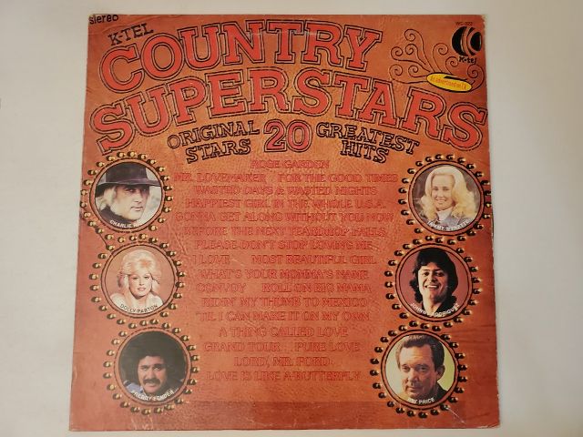 Various Artists Country Superstars vinyl record