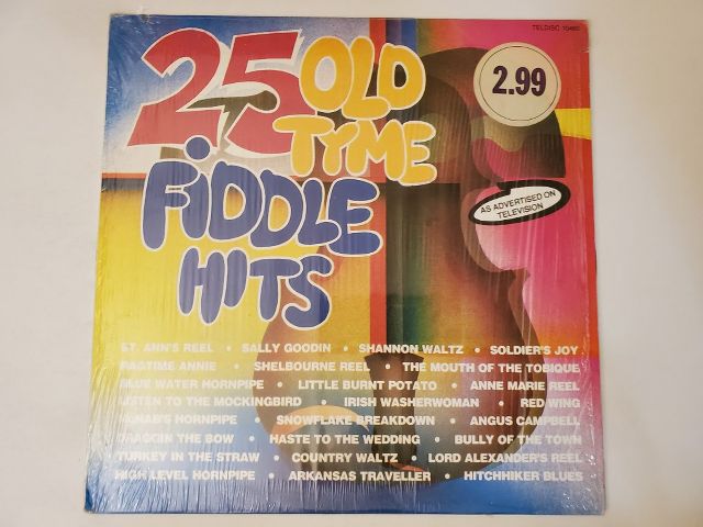 Various Artists 25 Old Tyme Fiddle Hits vinyl record