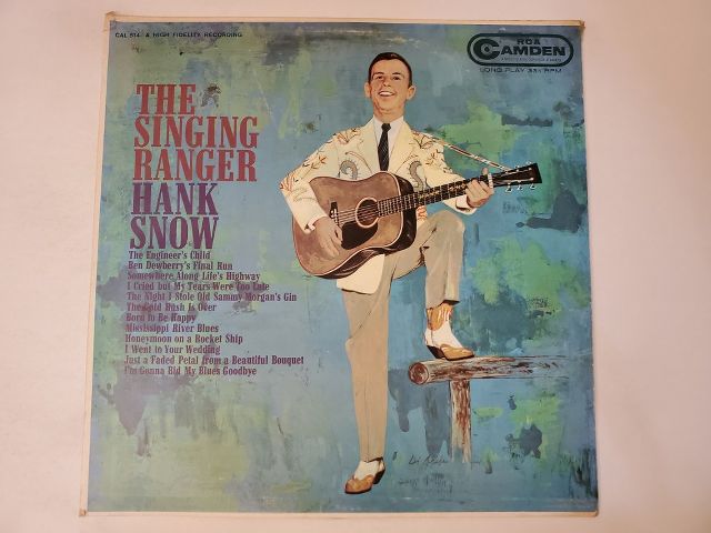 Hank Snow The Singing Ranger vinyl record
