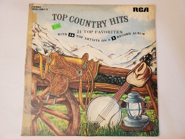 Various Artists Top Country Hits vinyl record