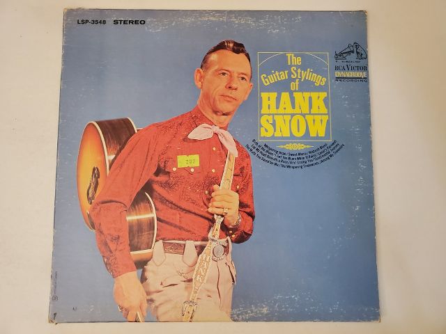 Hank Snow The Guitar Stylings of Hank Snow vinyl record