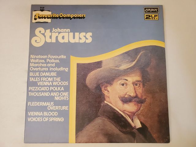 Johann Strauss Favourite Composers vinyl record