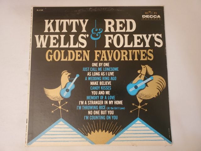 Kitty Wells & Red Foley Golden Favorites vinyl record