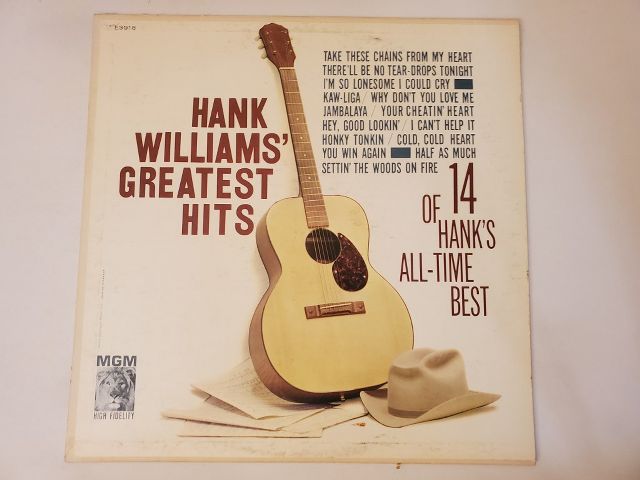 Hank Williams Hank Williams' Greatest Hits vinyl record